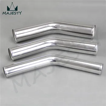 

80mm 3 1/8" inch 45 Degree Aluminum Turbo Intercooler Pipe Piping Tubing Length 300mm