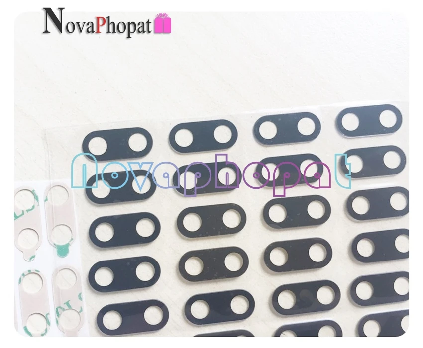 Novaphopat Черная задняя большая задняя камера, стеклянный объектив для Xiaomi mi A1 A2 mi x 2 Note 4x note 6 pro, объектив и наклейка+ отслеживание