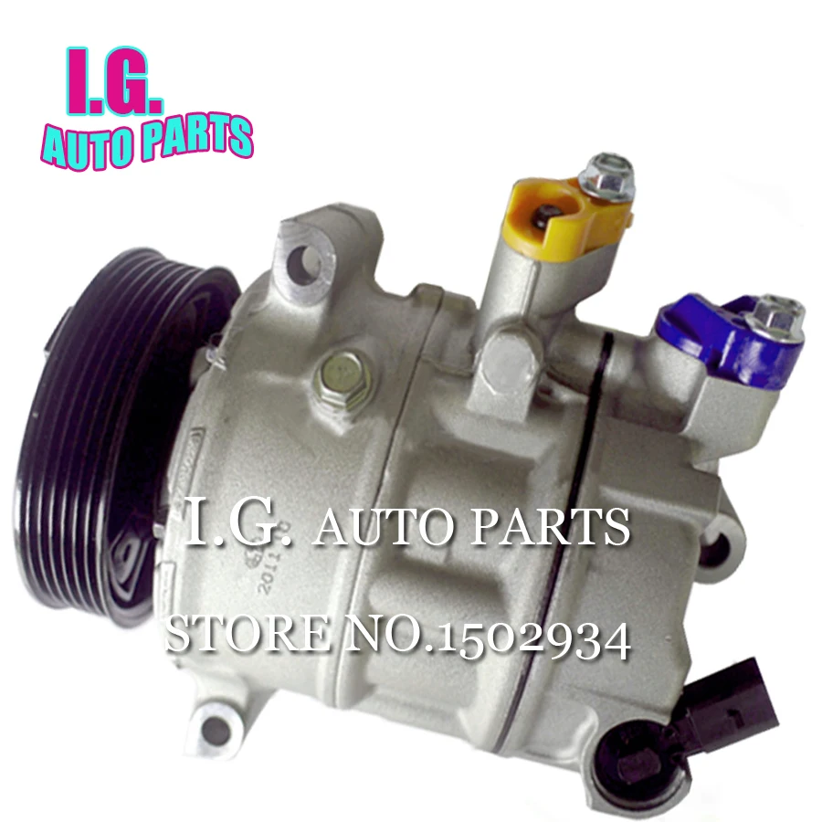 

PXE16 AC COMPRESSOR FOR CAR AUDI A3 A4 A4 QUATTRO FOR CAR VOLKSWAGEN JETTA / GTI / GOLF / CC / BEETLE 1K0820803G 1K0820803Q