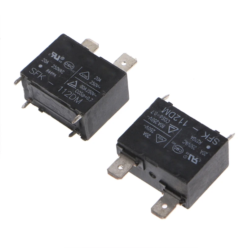 2 предмета SFK-112DM SFK-112 20A 250V AC DIP-4 триггерный релейный модуль 3x1,6x3,8 см черный#20/19 Вт