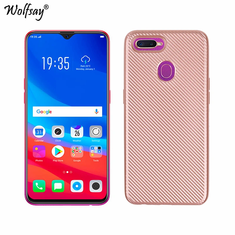WolfRule Oppo F9 Case Soft Silicone Rubber Phone For Cover Smartphone Coque Fundas Pro 6.3 inch |