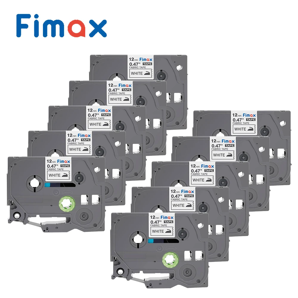 Fimax 10 шт. планшетов совместимых с Brother P touch клейкой лентой TZe FA231 планшетом 12 мм для