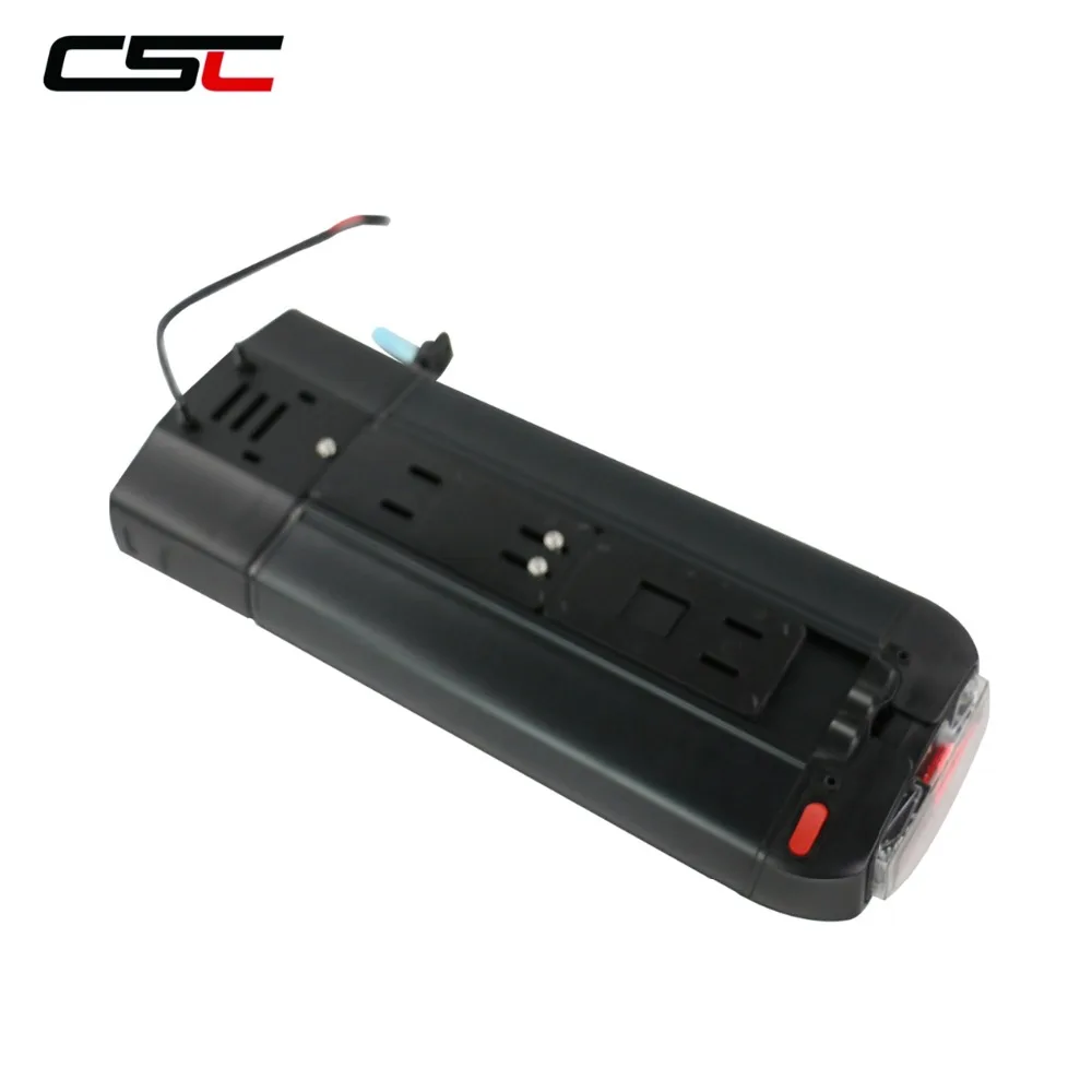 Sale 36V 48V Electric Bicycle Rear Rack Battery 10ah 13h 17.5Ah eBike Lithium-ion Battery Double Layer Luggage Rack 3