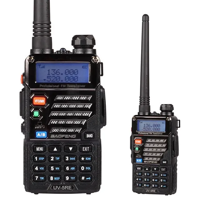 Двухдиапазонная рация pofung uv-5r UV-5RE 3 поколения UHF/VHF Ham 136-174/400-520 МГц с наушниками |