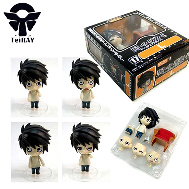 

Death Note L Lawliet Action Figure Toy 10cm Deathnote Nendoroid Pvc Japanese Anime Collection Model Figma Kids Toys for Boys 17#