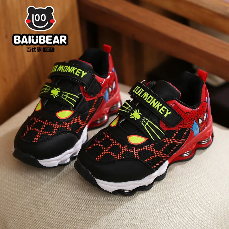 

New Autumn Spring Children Boys Shoes Spiderman Hero Sports Sneakers Light Breathable Shoes for Kids Children's Sneaker Boys