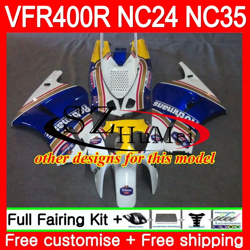 RVF400R для HONDA VFR400 R RR NC24 VFR400R 87 88 94 95 96 125SH. 10 NC35 V4 ПВП 400R ярко-красного цвета 1987 1988 1994 1995 1996 обтекатель