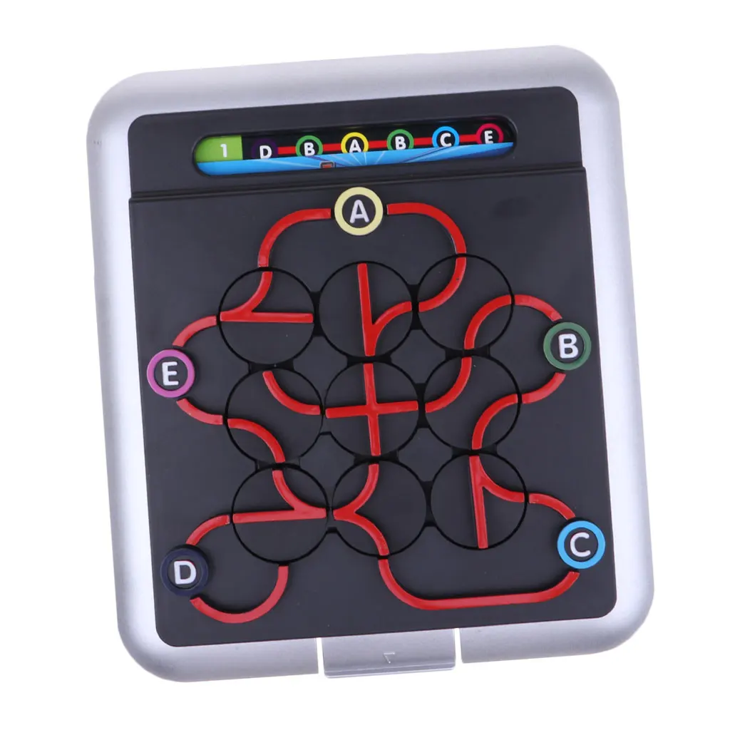64 Levels 3D Subway Labyrinth Puzzles Game Brain Teaser for Kids Logic Thinking Training Toy
