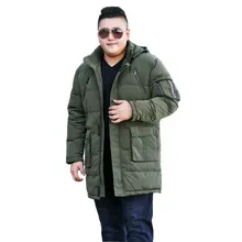 Новинка, зимняя мужская куртка, теплое пальто, модная повседневная куртка, длинная, утолщенная, большой размер, XL-7XL, 8XL, 9XL, 10XL, мужское зимнее пальто