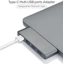 Egeedigi 4Ports Type C 3.0 Laptop docking station 4in1 USB-C to USB Card Reader Charge Adapter Flash Disk For MacBook Type C HUB