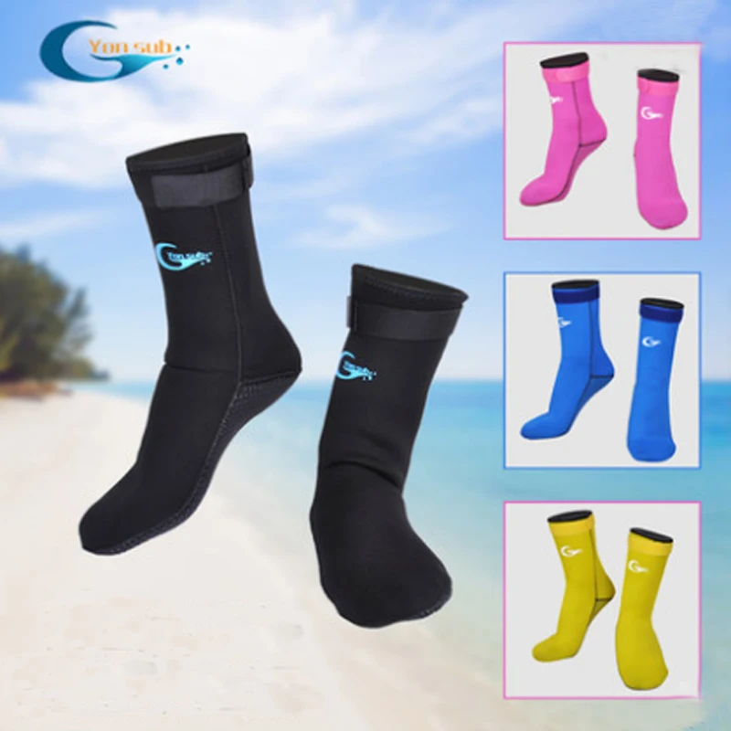 3mm Neoprene Diving Socks Man Women Socks With The Magic Stick For