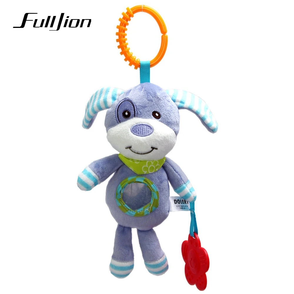 Fulljion коляска игрушка погремушки Монтессори кровать животные Pulsh детские игрушки