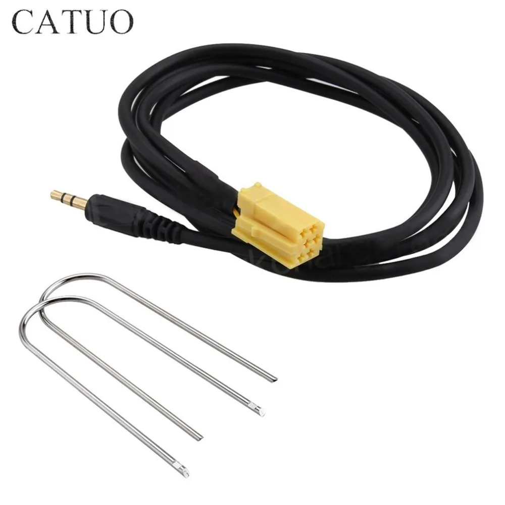 

For Fiat Grande Punto Alfa 159 Car Stereo Aux input Vehicle Lead Cable Adaptor 3.5MM Audio Player With Two Radio Keys
