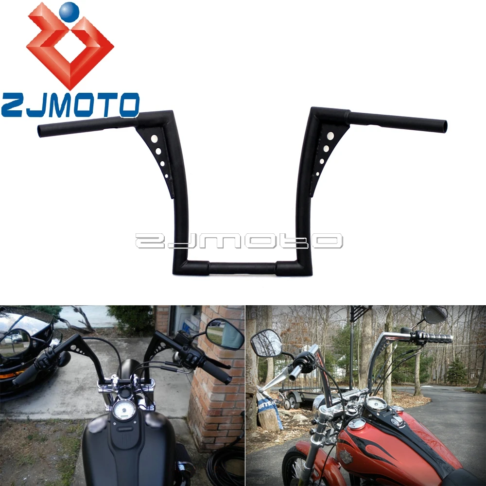 Подвесная штанга для мотоцикла 12 дюймов Harley Sportster Dyna Fat Bob Wide Glide 1-1/4 дюйма Диабло