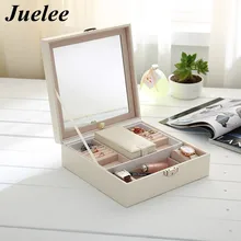 Деревянная шкатулка для ювелирных изделий Juelee вместительный