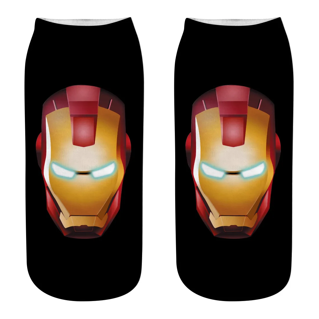 Calcetines cortos con dibujos animados de Superhéroes para niños, Capitán América, Iron Man, barco adulto, los vengadores, novedad