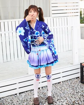 

New lovelive cosplay costume Lolita Maid dress erotic jacket fancy uniform anime Cosplay dance Kimono costume outfit