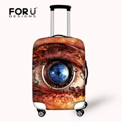 Упругие стильный Туристические товары для 18-30 дюймов чемодан милые Водонепроницаемый большие глаза Чемодан защиты Чехол классный чемодан
