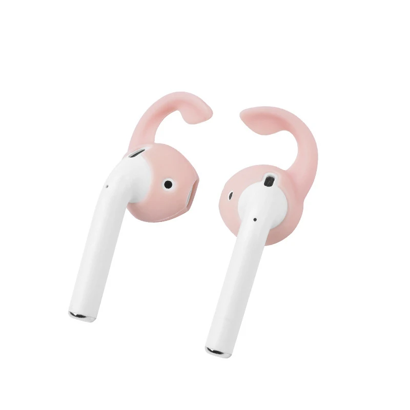 POMER 1 Pair Soft Silicone Case Earphones Bluetooth Wireless Earphone Case For AirPods Protective Cover Skin Earphone Cap