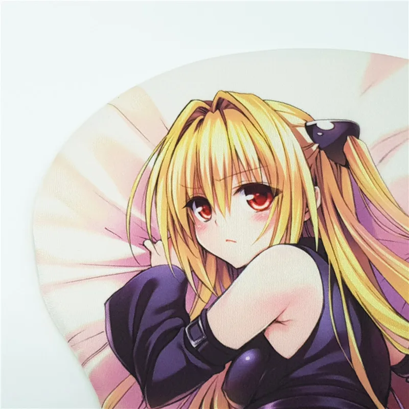 To Love RU Golden Darkness игровой коврик для мышки с Аниме Коврик для мыши Сексуальная Большая мягкая грудь 3D коврик для мыши h2.8 см/1," быстрая