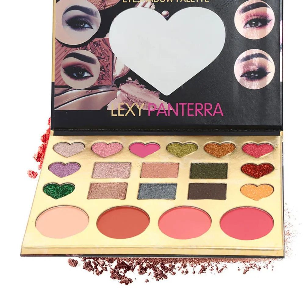 

FRESHME Eyeshadow Palette Beauty Makeup Pigmented Long Lasting Shimmer Eyeshadow Palette 20 Colors Powder Woman Cosmetic