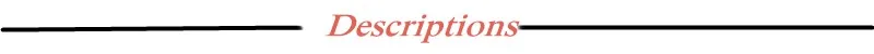 descriptions