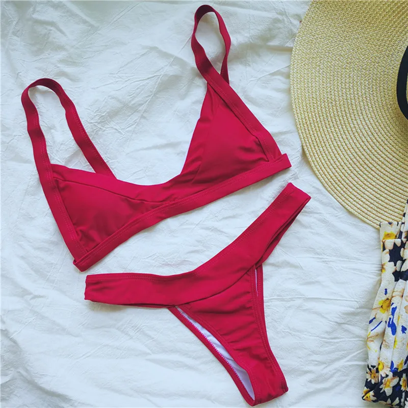 Imayio Scoop bikini set swimwear low waist bikini sexy beach swimwear