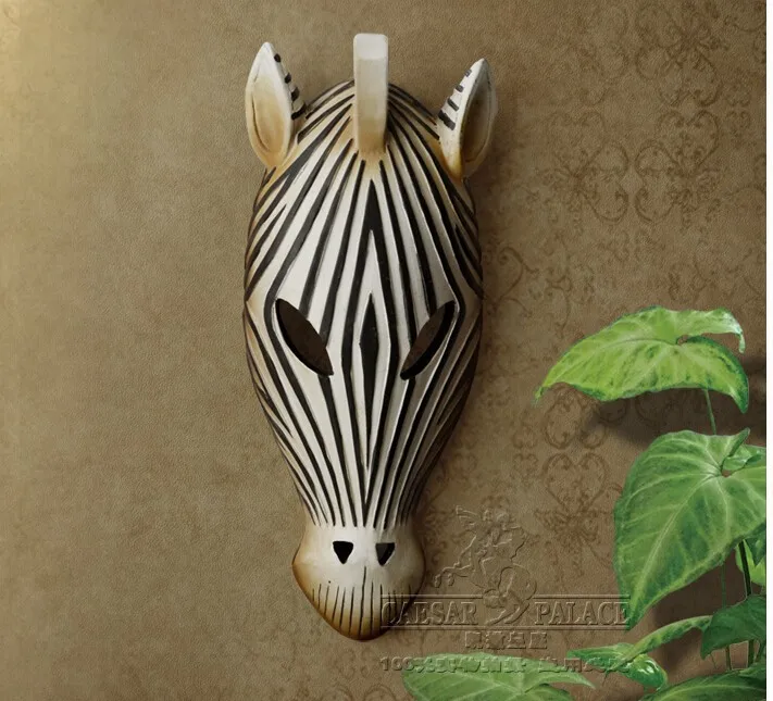 Европейский 3D декоративный стикер на стену из смолы, креативная голова животного для домашнего украшения стен, украшение на стену из смолы