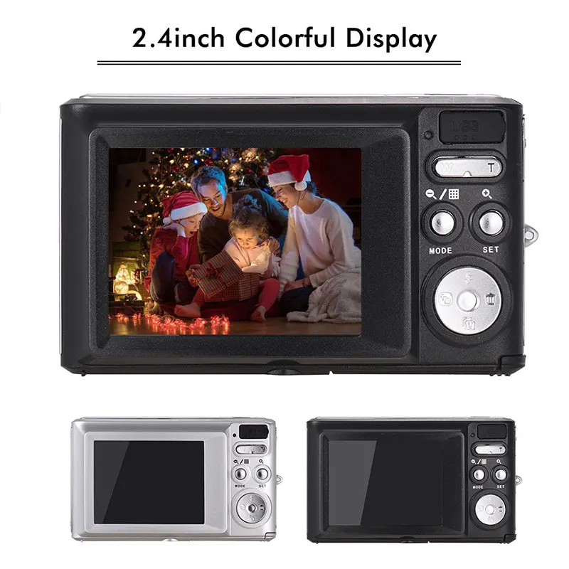

8x Zoom HD Digital Camera Card Camera DVR Camcorder Camera Digital Zoom Plastic