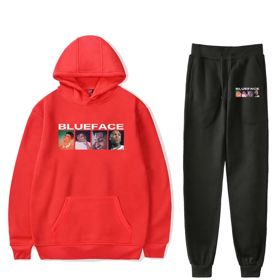 XTX Men Sports Slim Sweatshirt 2PCS Trousers Hoodie Tracksuit Set