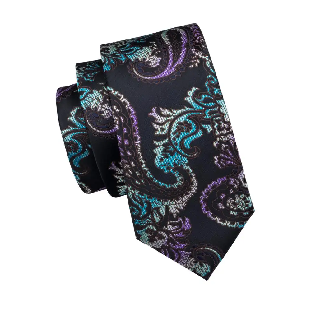 FA-1740 Барри. Ван мужской галстук Цветочный Шелковый жаккардовый плетеный галстук носовой Запонки Набор для бизнеса жениха свадебной вечеринки