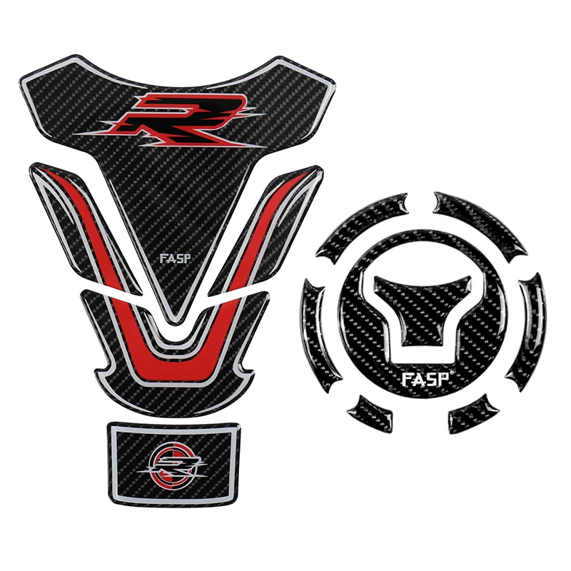 

5D Carbon Fiber Motorcycle Fuel Tank Pad Cap Decals Gas Cap Sticker For Honda CB650F CBR650F VFR800X CBR500R CB500X CB500F MN4