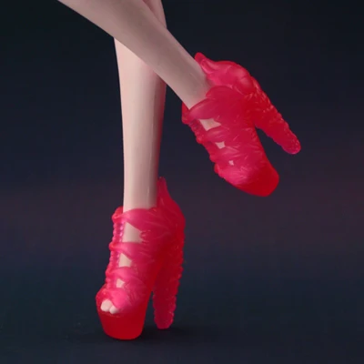 Г., Высококачественная оригинальная обувь модная обувь с красными перьями для Monster High 15 стилей - Цвет: A10