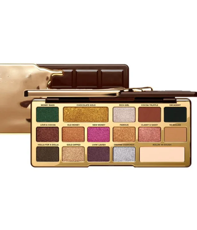 Free shipping Eye Makeup CHOCOLATE GOLD Highlights shadow Palette 16 Color Eyeshadow |