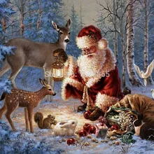 Горячая ремесла Топ Мода Diy алмазная живопись рукоделие рождественские игрушки дом 5d комплект украшения для спальни Kids40x30 45x36 см