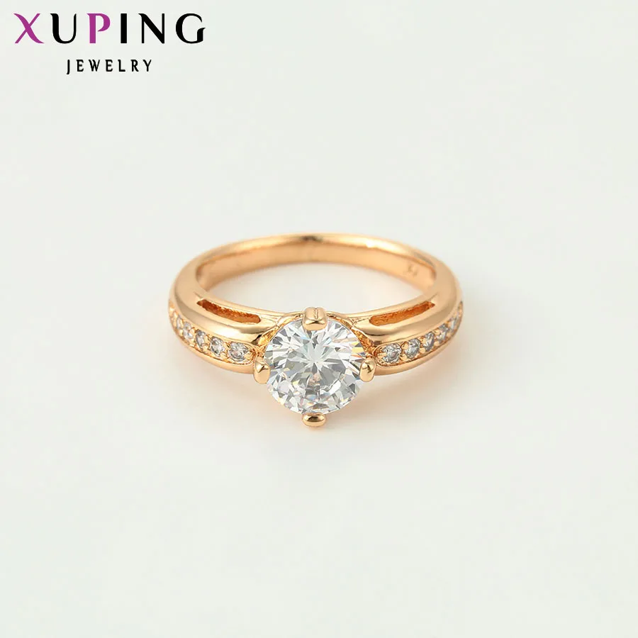 Xuping винтажные элегантные кольца позолоченное изысканное кольцо для женщин ювелирные изделия для рождественской вечеринки подарок S91, 3-15574