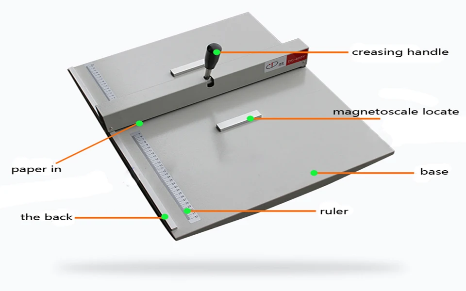 Manual A3+ creasing machine 46cm perforating machine 2 in 1, paper/card