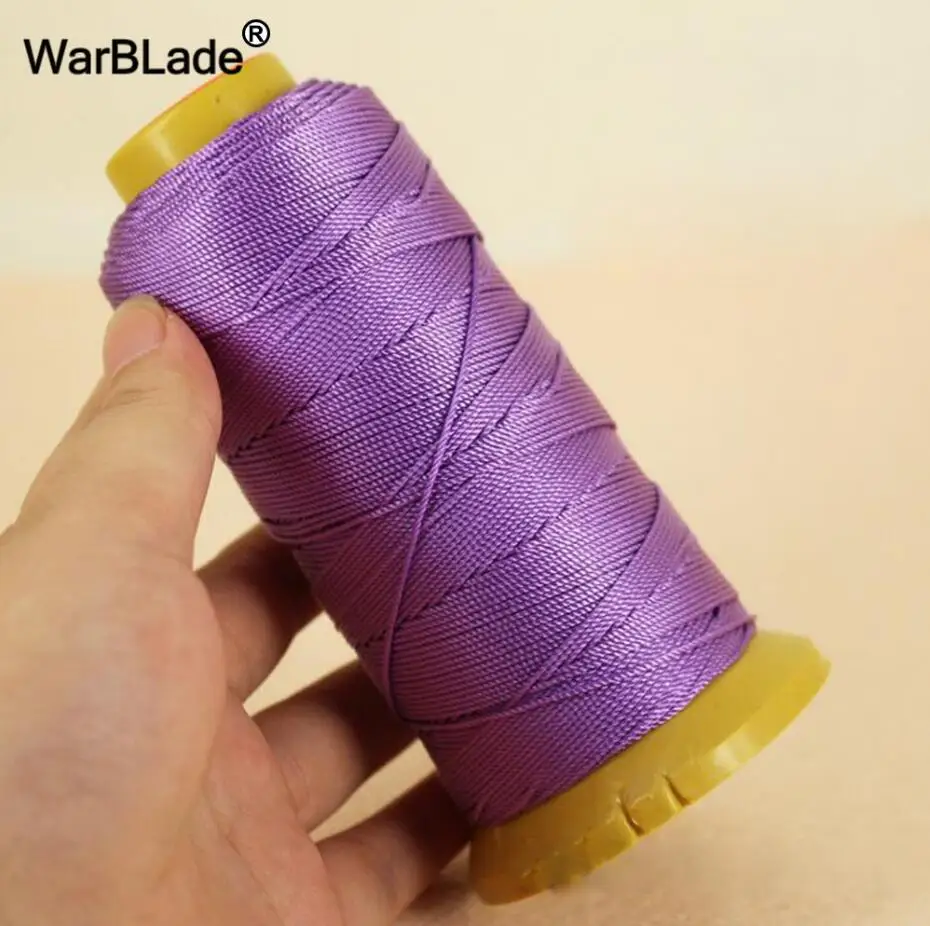 Light purple 0,2/0,4/0,6/0,8/1 мм Полиамид шнур нейлоновый шнур швейные нитки для шелк Бисер Строка DIY Плетеный Цепочки и ожерелья браслет ювелирных изделий - Цвет: Light purple