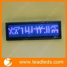5 компл./лот синий ed светодиодная вывеска/светодиодный бейдж знак прокрутки рекламы/Именная Карта показать выставочный ярлык/программист