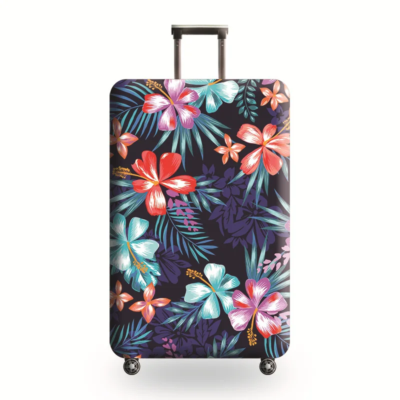 Customize Your Image / Name / Logo Luggage Cover Suitcase Protective Covers Elastic Anti-dust Case Cover For 18-32Inch Box Case - Color: T5319