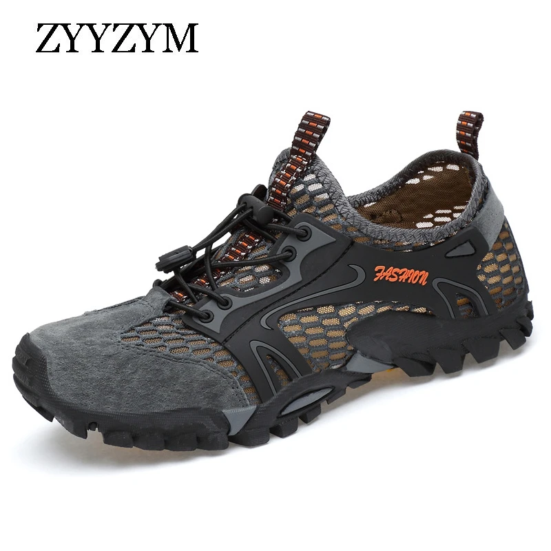 ZYYZYM الرجال شبكة حذاء كاجوال الصيف الكبار تنفس ضوء الجودة في الهواء الطلق Wadin المشي حذاء رجالي أزياء رياضية الأحذية ZYYZYM الرجال شبكة حذاء كاجوال الصيف الكبار تنفس ضوء الجودة في الهواء الطلق Wadin المشي حذاء رجالي أزياء رياضية الأحذية