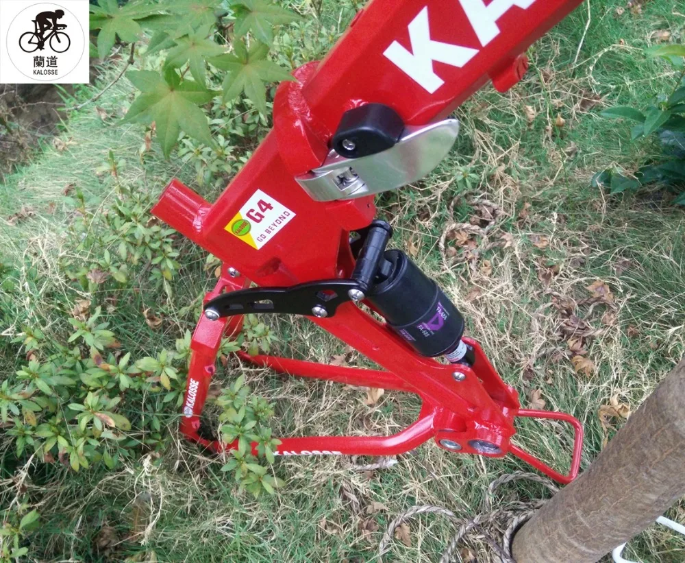 Perfect Kaloss DIY colors  foldable  bicycle  frame  full suspension   mountain  bike frame  aluminum alloy   17 inch  26 inch 11