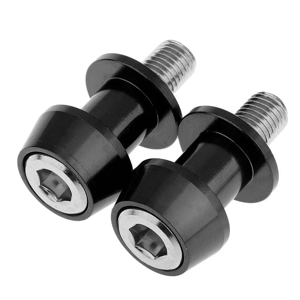 

2Pcs 10mm Aluminum Motorcycle Swingarm Slider Spool for Kawasaki Ninja 250 ER6 Z