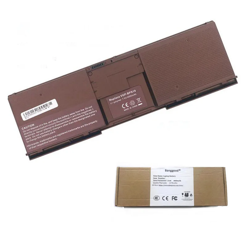 

4000mAh VGP-BPS19 VGP-BPL19 VGP-BPX19 Laptop Battery for Sony VAIO VPC-X11 VPC-X113 VPC-X115 VPC-X116 VPC-X119 VPC-X125