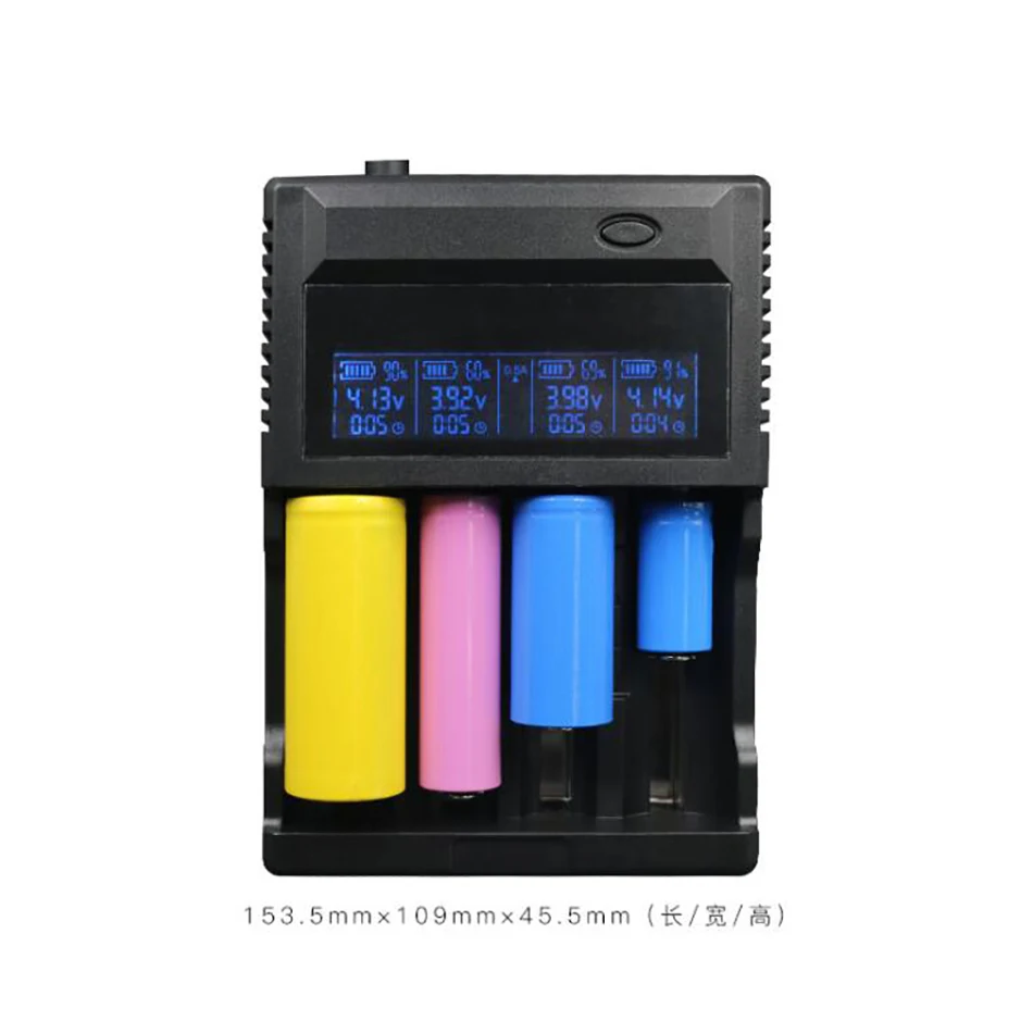 

Zuczug 18650/26650 4 Slots LCD Display Intelligent Charger For For Battery AA / AAA Ni-Cd Ni-Mh Rechargeable Batteries