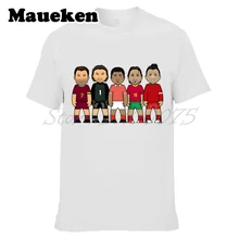 Men’s legends portugal Rui Costa Luis Figo Eusebio Vitor Baia Cristiano Ronaldo T-shirt Clothes T Shirt tee W0523025
