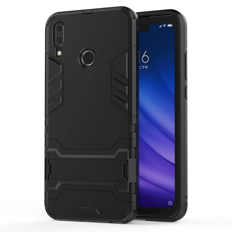 Для Huawei Y9 2019/Enjoy 9 Plus ударопрочный робот Броня гибридная резина силикон чехол для