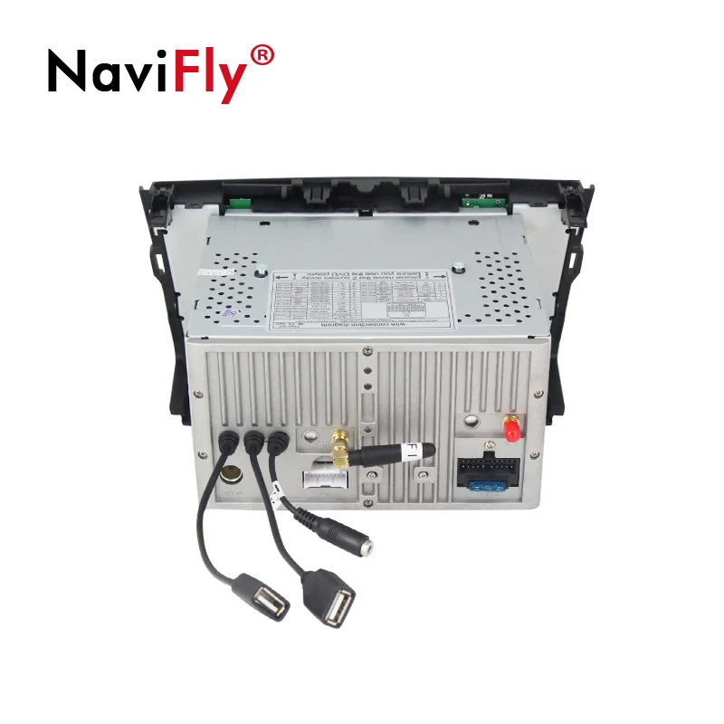 Top NaviFly 2 din Android 8.1 car multimedia radio stereo player for Toyota RAV 4 RAV4 2007 2008 2009 2010 2011 with GPS auto dvd 4