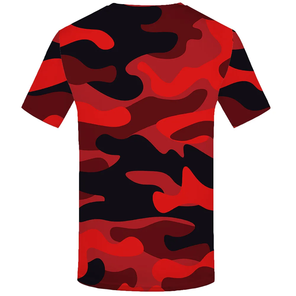 red camo shirt mens