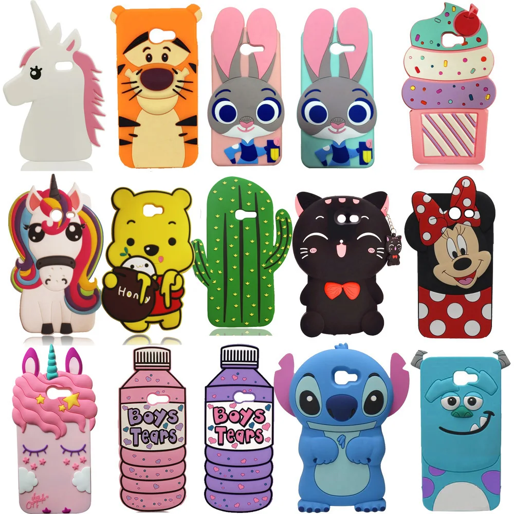 

For Samsung Galaxy J3 2017 / J3 Emerge / J3 Prime 3D Cartoon Cute Soft Silicone Case Phone Back Cover Skin Shell Unicorn